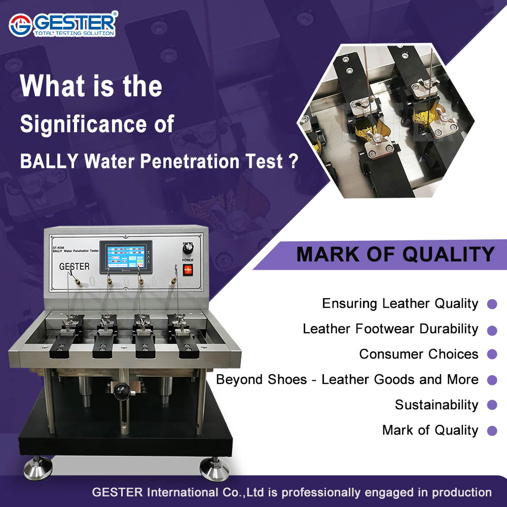 Quelle est l'importance du test de pénétration de l'eau BALLY ?