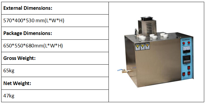 Thermostatic Oil Bath Tester Thermostatic Oil Bath Tester