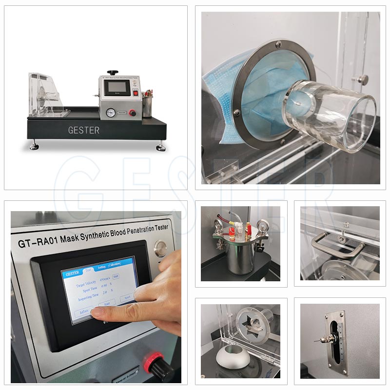 Mask Synthetic Blood Penetration Tester GT-RA01