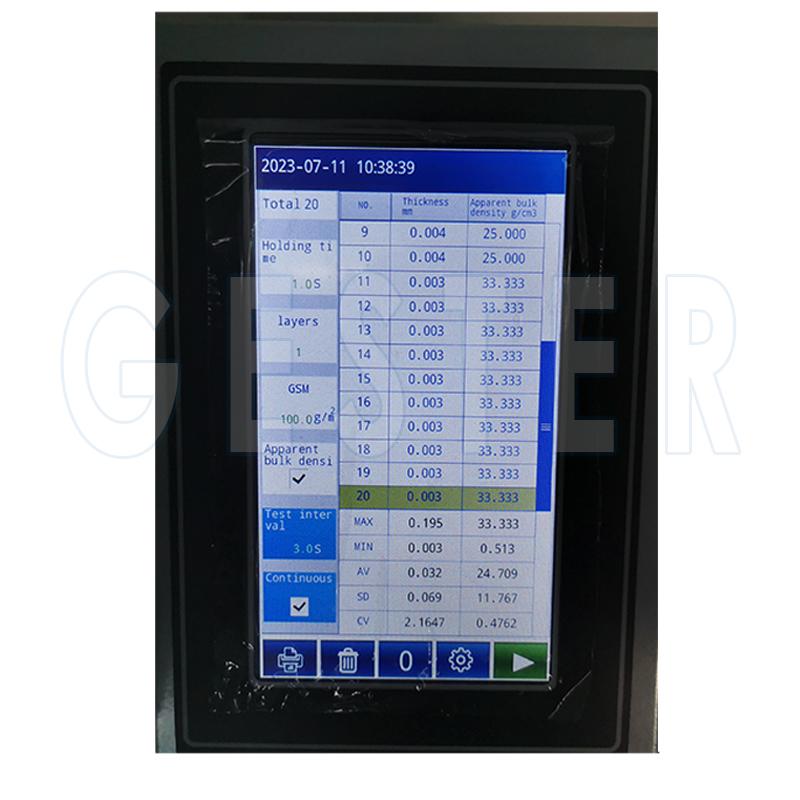 Automatic Paper Thickness Tester