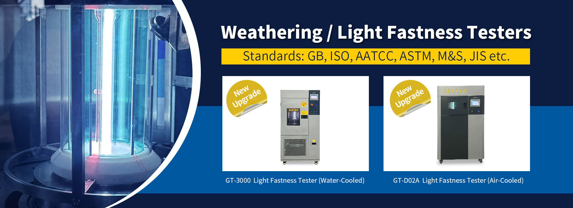 Weathering / Light Fastness Testing Equipment 