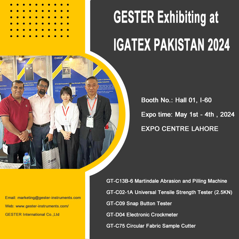 GESTER expose à IGATEX PAKISTAN 2024