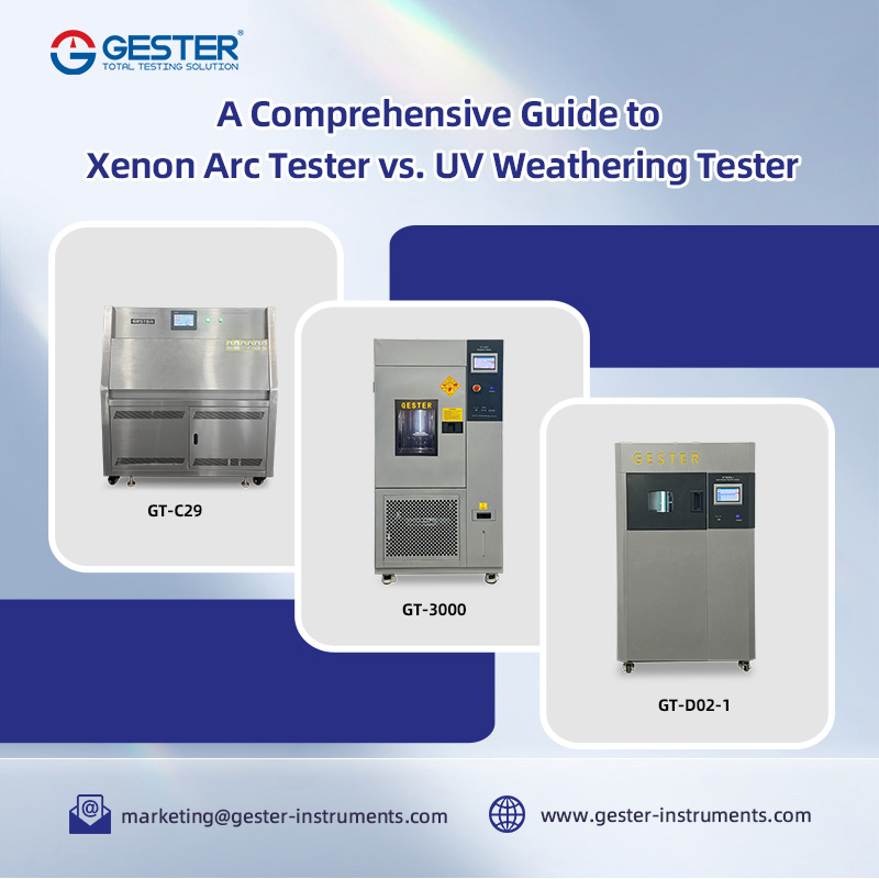 Guide complet comparatif des testeurs à arc au xénon et des testeurs de vieillissement aux UV