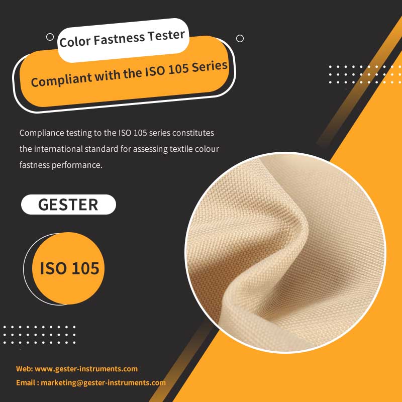 Testeur de solidité des couleurs conforme aux normes de la série ISO 105