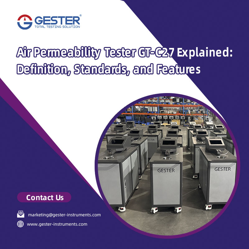 Testeur de perméabilité à l'air GT-C27 : présentation, définition, normes et caractéristiques