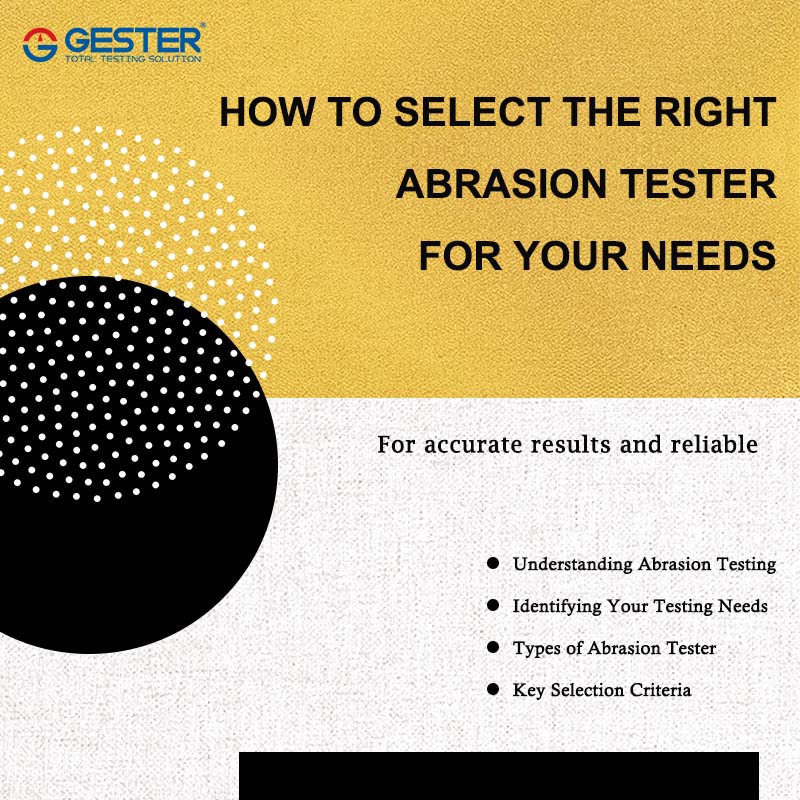 Comment sélectionner la machine de test d'abrasion adaptée à vos besoins