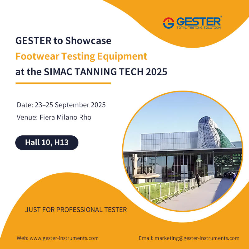 GESTER présentera ses équipements de test de chaussures au SIMAC TANNING TECH 2025