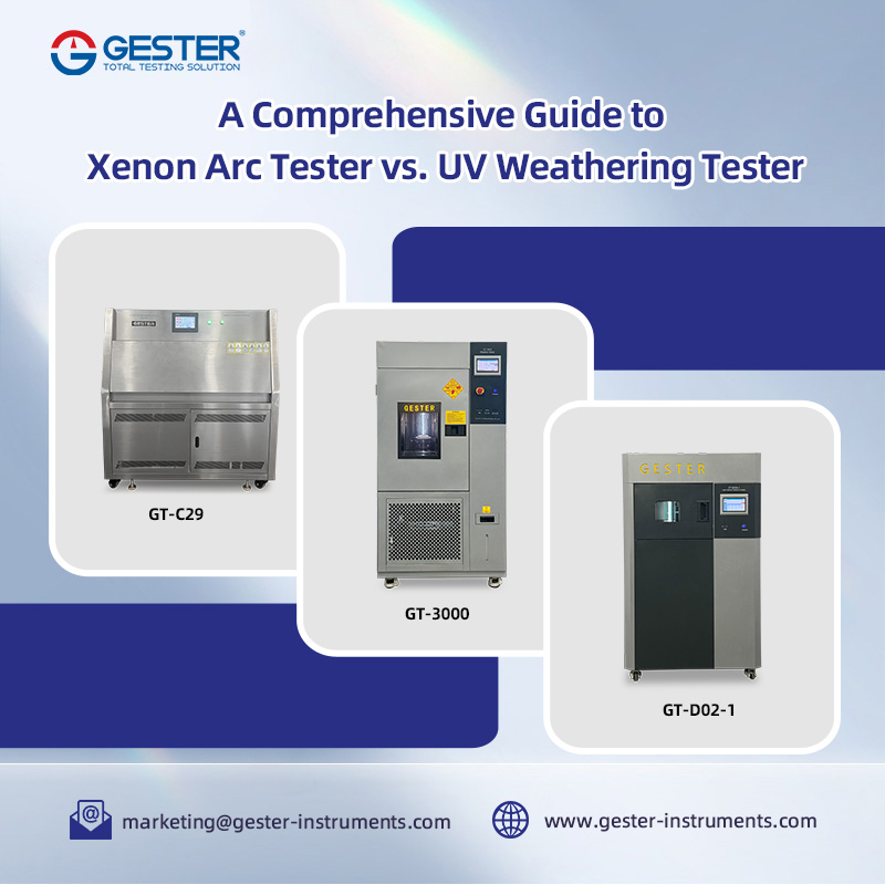Guide complet comparatif des testeurs à arc au xénon et des testeurs de vieillissement aux UV