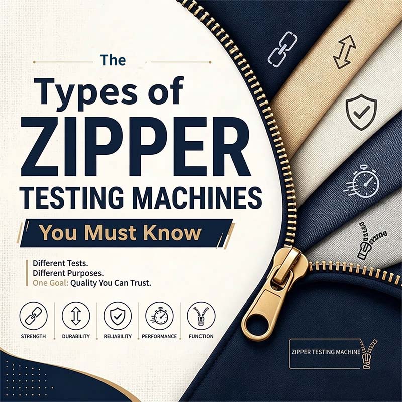 Les types de machines de test de fermetures éclair que vous devez connaître