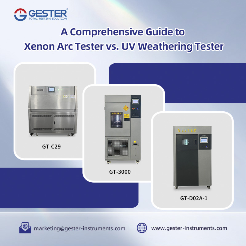 Guide complet comparatif des testeurs à arc au xénon et des testeurs de vieillissement aux UV